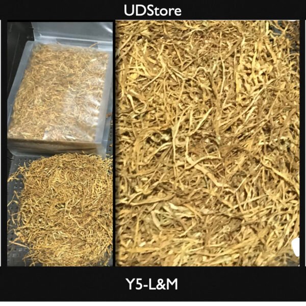 ยาเส้นสำหรับอัดมวนเอง เกรดพื้นบ้านไทย Y5-L&M (แอล&เอ็ม)–ฉุนกลางพอดี