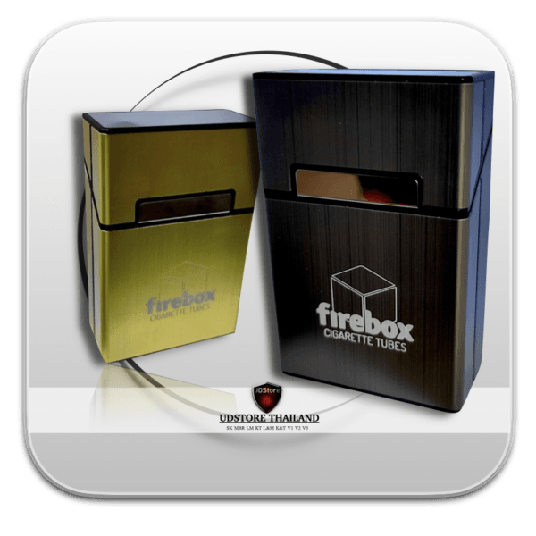 กล่องเก็บมวน Firebox พรีเมี่ยม เปิด-ปิด โดยแม่แหล็กสุดล้ำ สี Gold - Image 3