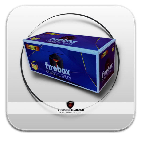 ก้นกรองเปล่าร้อน FIREBOX แดง 1 กล่อง 300 มวน รหัส-A3