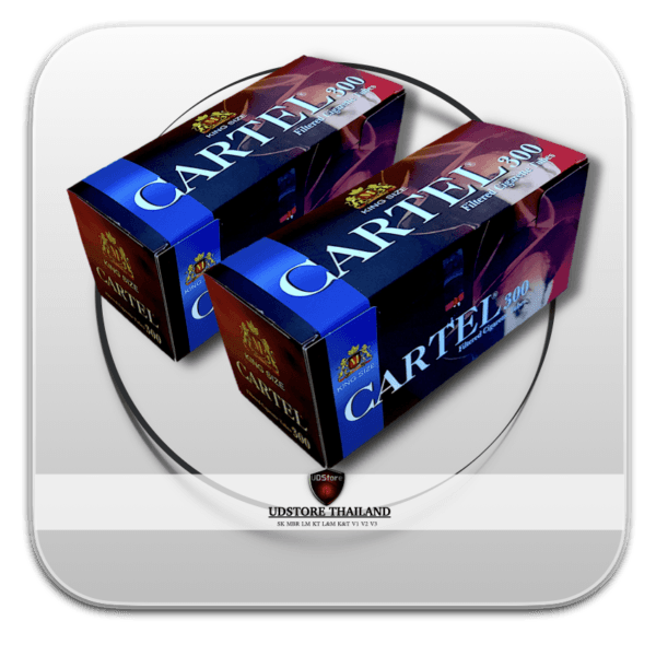 ก้นกรองเปล่าร้อน CARTEL แดง 1 กล่อง 300 มวน-รหัส A4 - Image 5