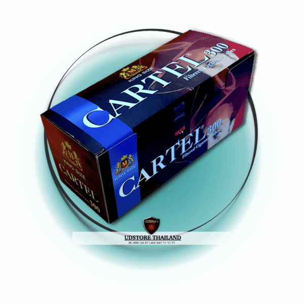 ก้นกรองเปล่าร้อน CARTEL แดง 1 กล่อง 300 มวน-รหัส A4 - Image 6