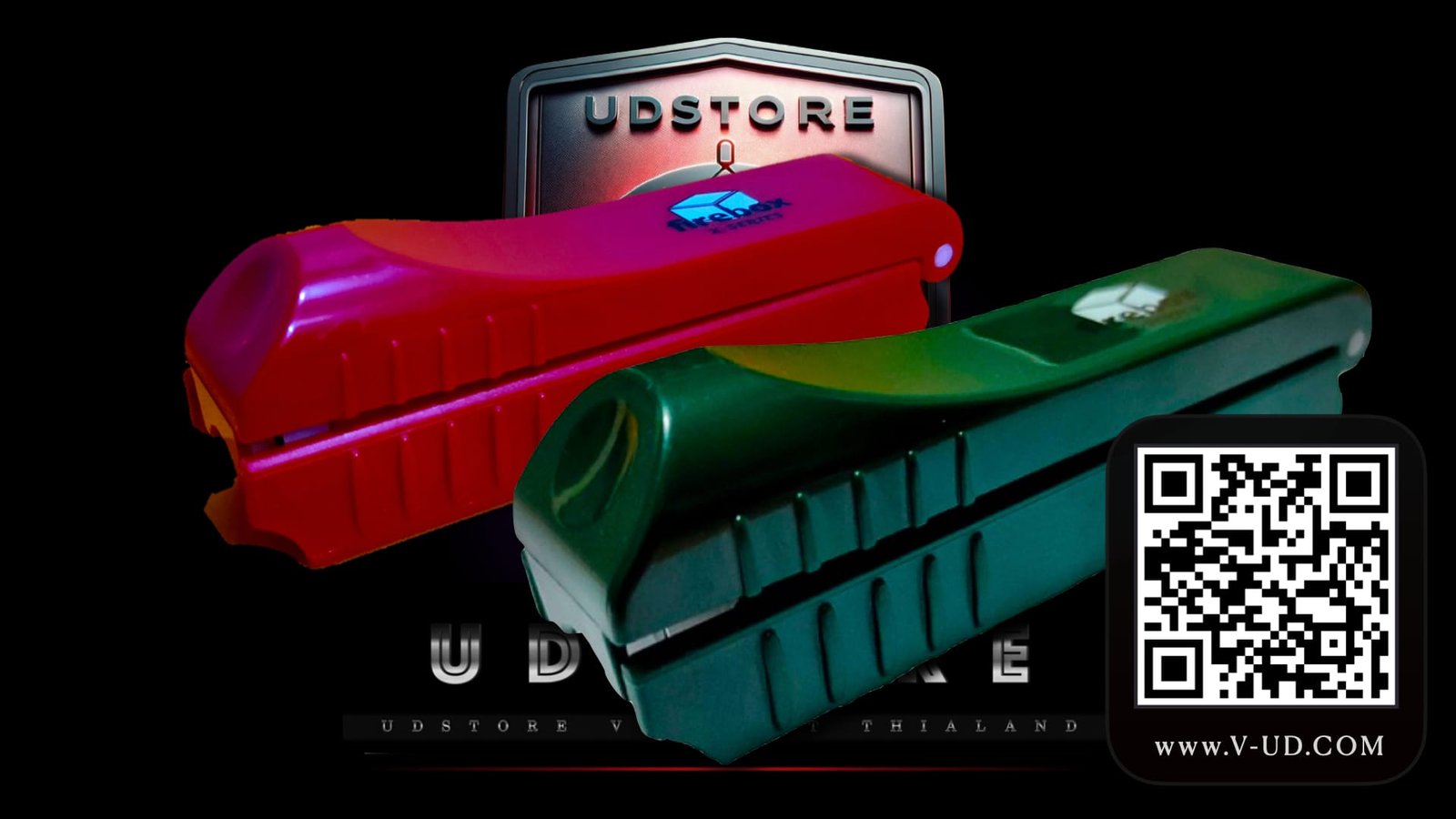 เครื่องอัด แบบพกพา Firebox FD1.1 รุ่นหนาทน ใช้นาน สีแดง